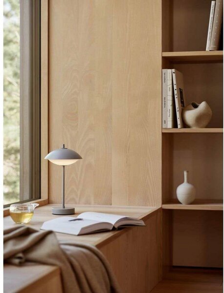Clam Prijenosni Stolna Lampa Nine Grey - Fritz Hansen