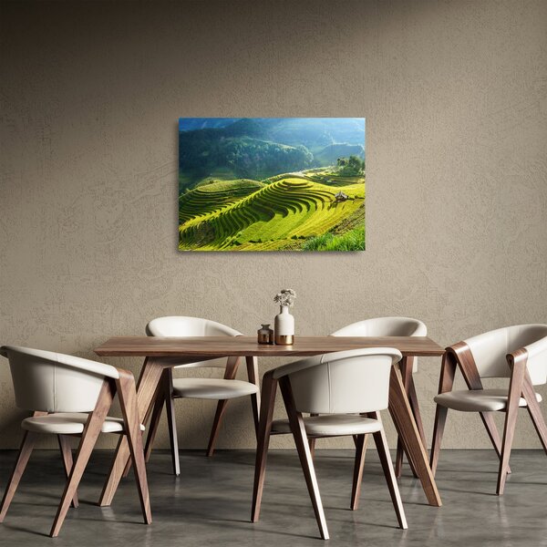 Staklena slika - Koncert na rižinim terasama (70x50 cm)