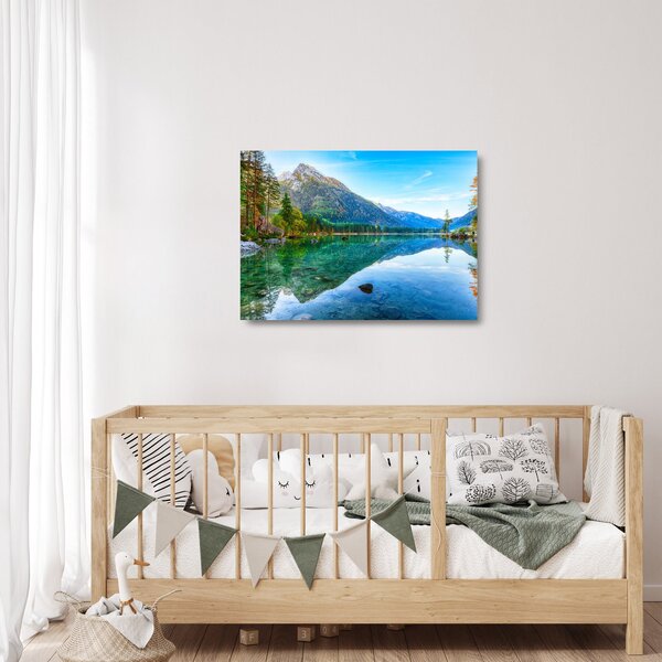 Staklena slika - Jezero Hintersee (70x50 cm)