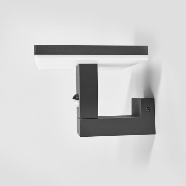 Vanjske Svjetiljka Lucande, Olesia, Crno, Terasa, Aluminij, Moderan