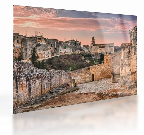 Staklena slika - Gravina u Pugliji, Italija (70x50 cm)