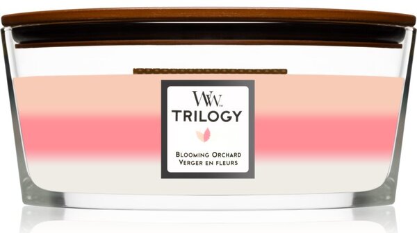 Woodwick Trilogy Blooming Orchard mirisna svijeća 453,6 g