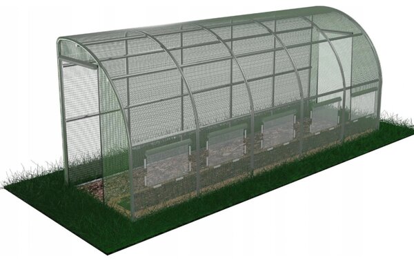 JAKS Zidni plastenik 6 × 1,5 × 2 m s UV zaštitom