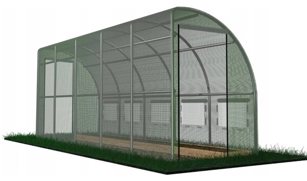 JAKS Zidni plastenik 6 × 1,5 × 2 m s UV zaštitom