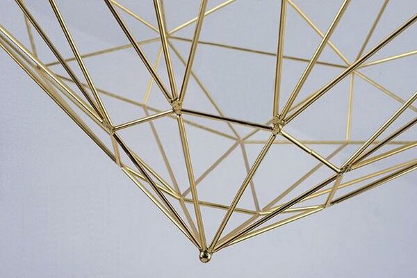 VISEĆA LAMPA DIAMOND METAL LOFT LIGHT GOLD APP562-1CP