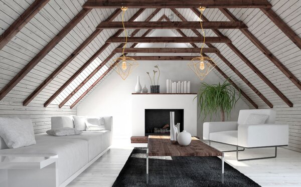 VISEĆA LAMPA DIAMOND METAL LOFT LIGHT GOLD APP562-1CP
