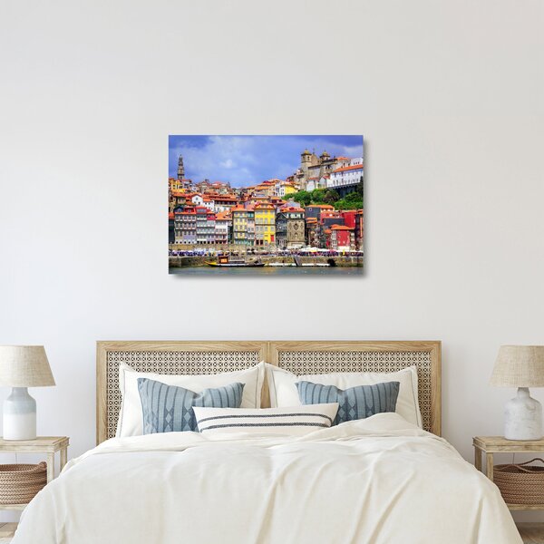 Staklena slika - Ribeira, Portugal (70x50 cm)