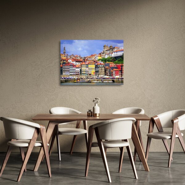 Staklena slika - Ribeira, Portugal (70x50 cm)