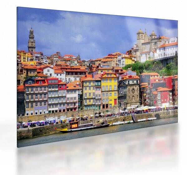 Staklena slika - Ribeira, Portugal (70x50 cm)