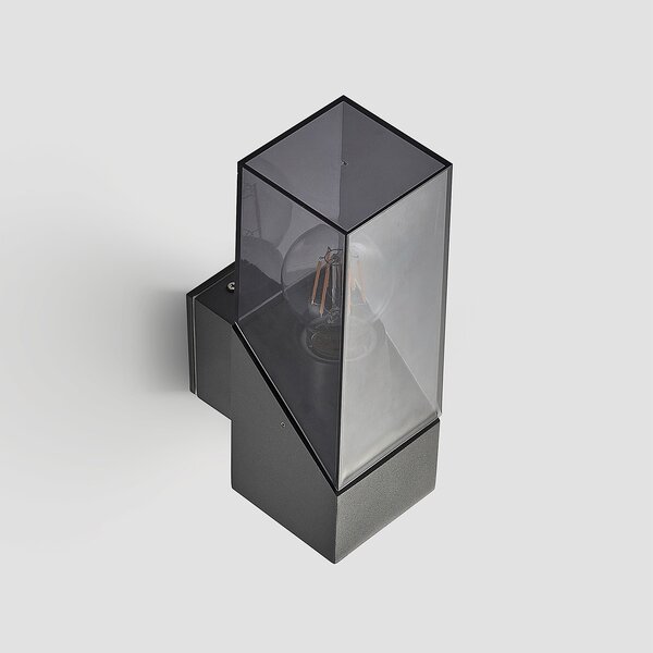 Vanjske Svjetiljka Lucande, Fiola, prigušiv, Crno, Balkon, Metal, Moderan