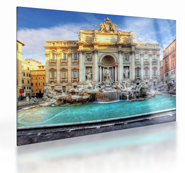 Staklena slika - fontana Trevi (70x50 cm)