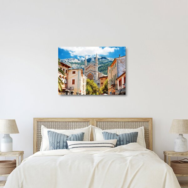 Staklena slika - Sóller, Mallorca (70x50 cm)