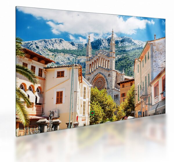 Staklena slika - Sóller, Mallorca (70x50 cm)