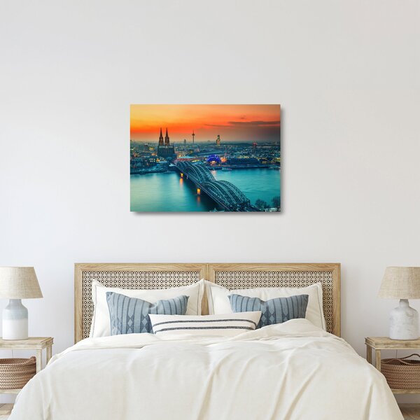 Staklena slika - Köln (70x50 cm)