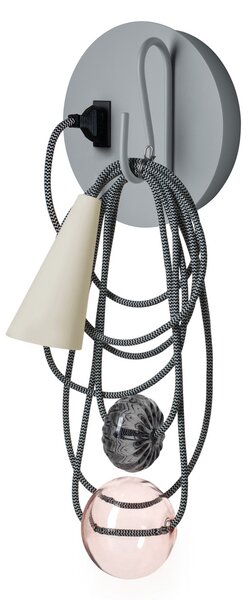 Zidne Svjetiljka Foscarini, Filo, Sivo, Dnevna soba, Metal, Dizajn