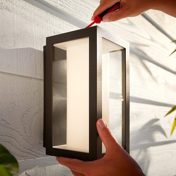 Vanjske Svjetiljka Philips Hue, Impress, prigušiv, Crno, Metal, Moderan