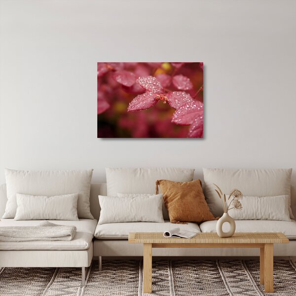 Staklena slika - Makro slika ulaznice (70x50 cm)