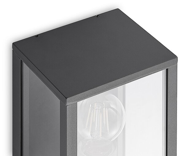 Vanjske Svjetiljka Lindby, Peldar, prigušiv, Crno, Balkon, Metal, Moderan