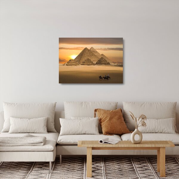 Staklena slika - Piramide (70x50 cm)