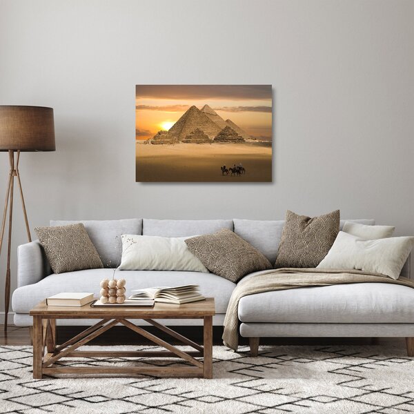 Staklena slika - Piramide (70x50 cm)