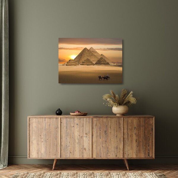Staklena slika - Piramide (70x50 cm)