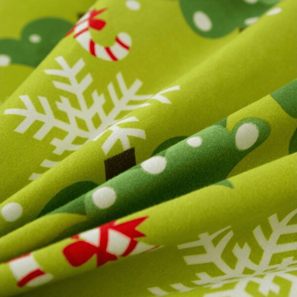 Posteljina od mikroflanela CHRISTMAS TREE zelena Dimenzije posteljine: 70 x 90 cm | 140 x 220 cm