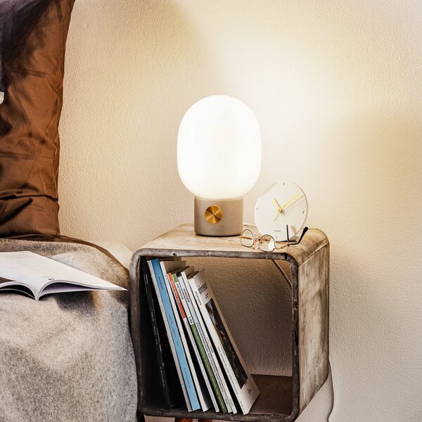 Stolne Lampa Audo Copenhagen, JWDA, prigušiv, Sivo, Dnevna soba, Beton, Dizajn