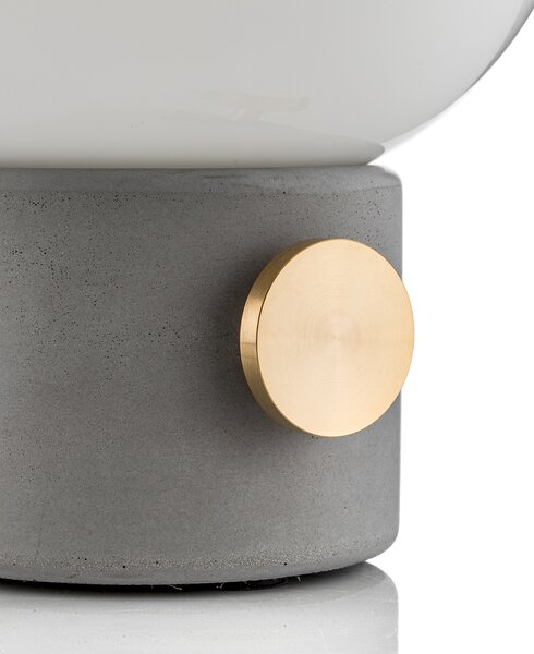Stolne Lampa Audo Copenhagen, JWDA, prigušiv, Sivo, Dnevna soba, Beton, Dizajn