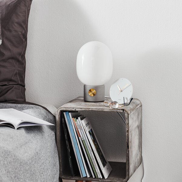 Stolne Lampa Audo Copenhagen, JWDA, prigušiv, Sivo, Dnevna soba, Beton, Dizajn
