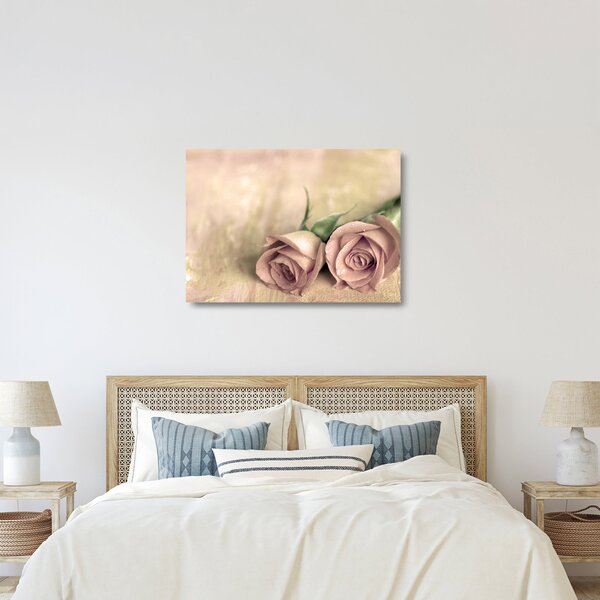 Staklena slika - Fine ruze (70x50 cm)