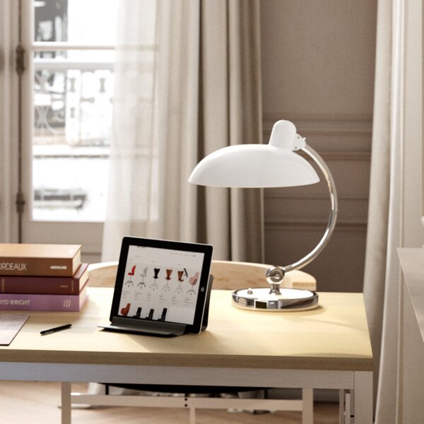 Stolne Lampa FRITZ HANSEN, Kaiser Idell 6631-T Luxus, Bijela, Dnevna soba, Metal, Dizajn