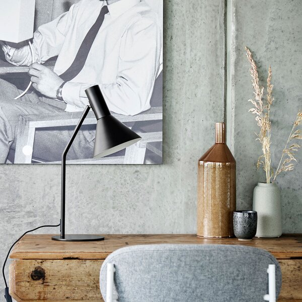 Stolne Lampa FRANDSEN, Lyss, Crno, Dnevna soba, Metal, Dizajn