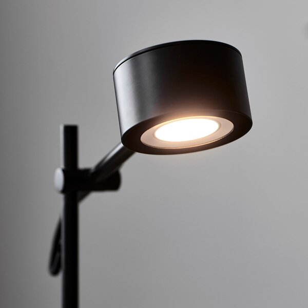 Stolne Lampa Nordlux, Clyde, prigušiv, Crno, Dnevna soba, Metal, Moderan