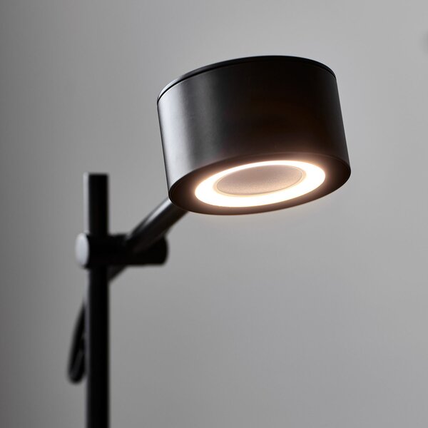 Stolne Lampa Nordlux, Clyde, prigušiv, Crno, Dnevna soba, Metal, Moderan