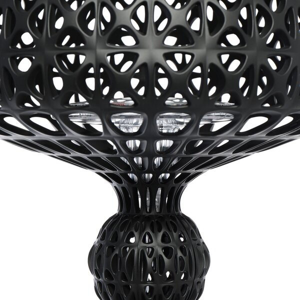 Stolne Lampa Kartell, Mini Kabuki, prigušiv, Crno, Dnevna soba, Plastika, Dizajn