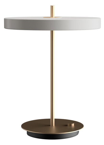 Stolne Lampa UMAGE, Asteria Table, prigušiv, Sivo, Dnevna soba, Aluminij, Dizajn
