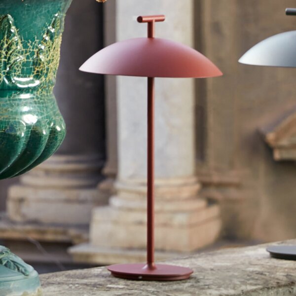 Stolne Lampa Kartell, Mini Geen-A, Crvena, Dnevna soba, Metal, Dizajn