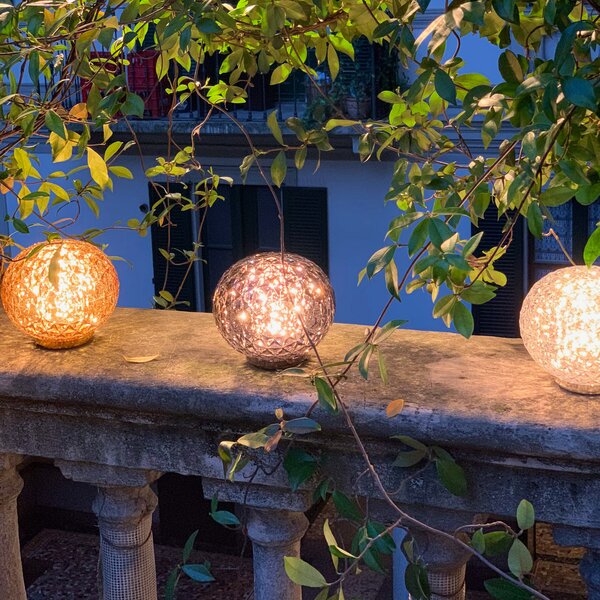 Stolne Lampa Kartell, Mini Planet, prigušiv, Providna, Dnevna soba, Plastika, Dizajn