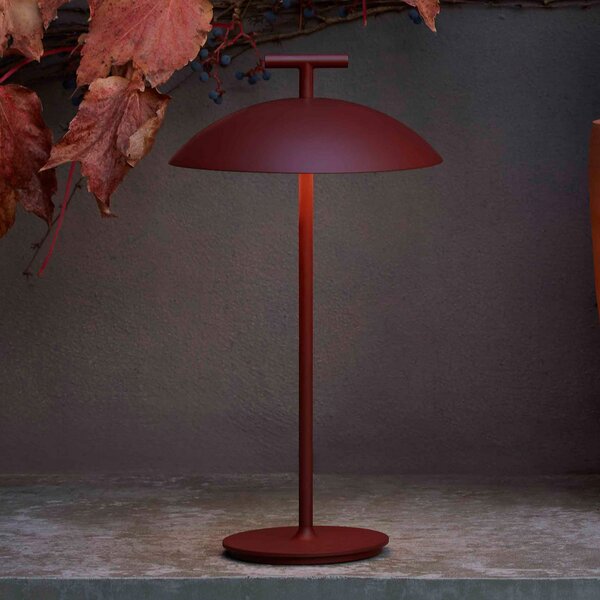 Stolne Lampa Kartell, Mini Geen-A, Crvena, Dnevna soba, Metal, Dizajn