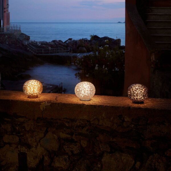 Stolne Lampa Kartell, Mini Planet, prigušiv, Žuta, Dnevna soba, Plastika, Dizajn