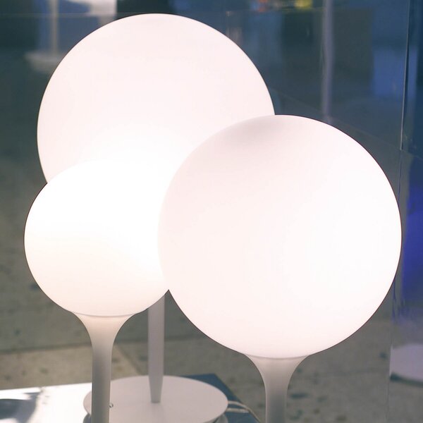 Stolne Lampa Artemide, Castore, prigušiv, Bijela, Dnevna soba, Plastika, Dizajn