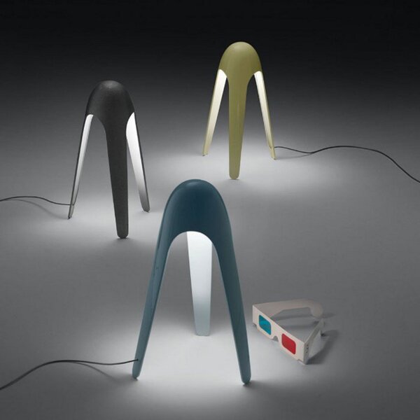Stolne Lampa Martinelli Luce, Cyborg, Sivo, Dnevna soba, Metal, Dizajn
