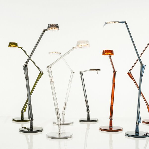 Stolne Lampa Kartell, Aledin Dec, Sivo, Dnevna soba, Plastika, Moderan