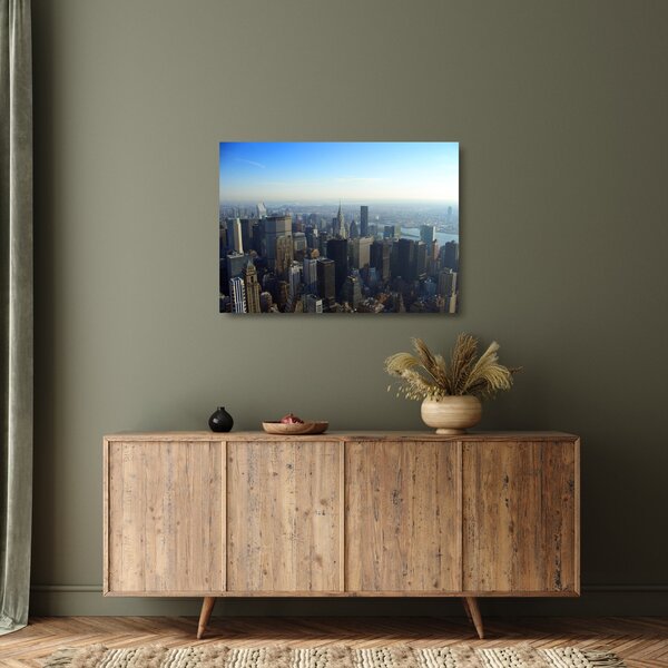Staklena slika - Manhattan po danu (70x50 cm)