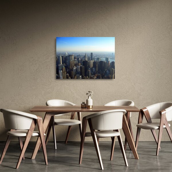 Staklena slika - Manhattan po danu (70x50 cm)