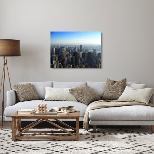 Staklena slika - Manhattan po danu (70x50 cm)