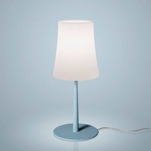 Stolne Lampa Foscarini, Birdie Easy, Plava, Dnevna soba, Metal, Dizajn