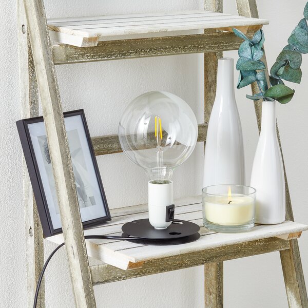 Stolne Lampa FLOS, Lampadina, Bijela, Dnevna soba, Metal, Dizajn