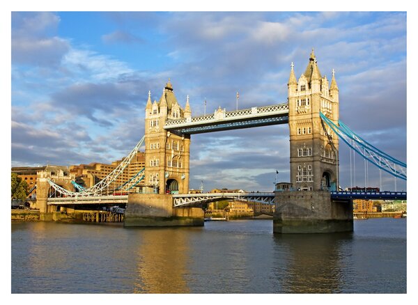 Staklena slika - Tower Bridge (70x50 cm)