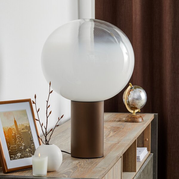 Stolne Lampa Artemide, Laguna 37, prigušiv, Bronca / stari mesing, Dnevna soba, Staklo, Dizajn
